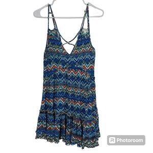 Umgee Shift Aztec Tank Sun Beach Dress Small